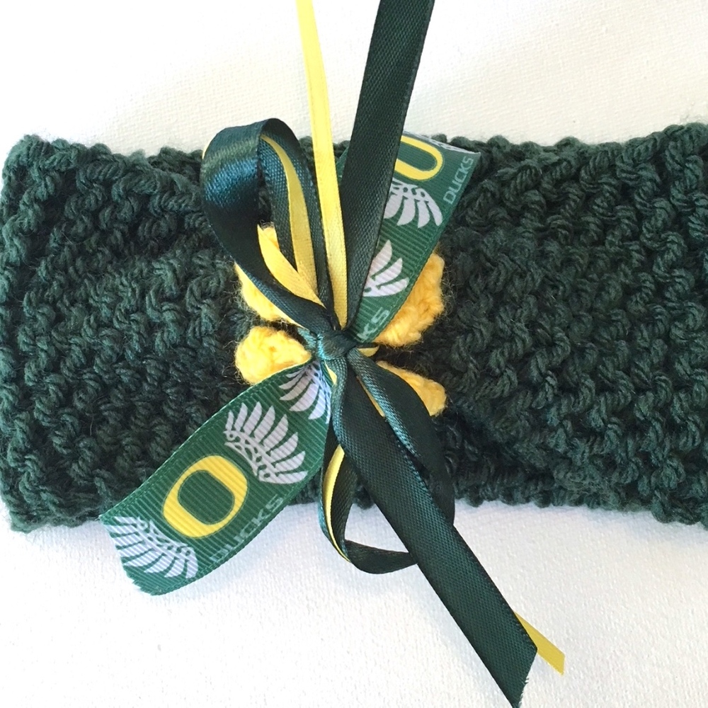 University Of Oregon DUCKS Handmade Baby Headband *NEW*